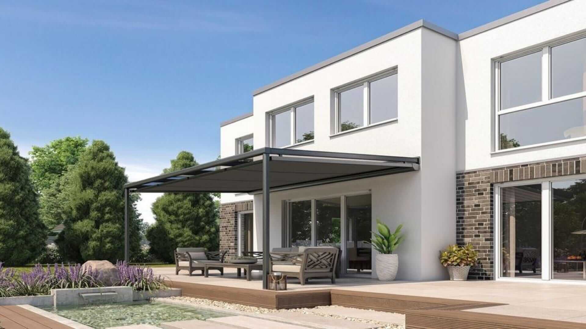 Sonnenschutz Im Garten Terrassen berdachung Im 5 Seen Land